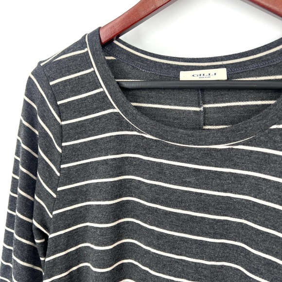 GILLI Womens Everyday Jersey Stripe Size 2X 2Xl Dress Plus Size - Picture 3 of 7